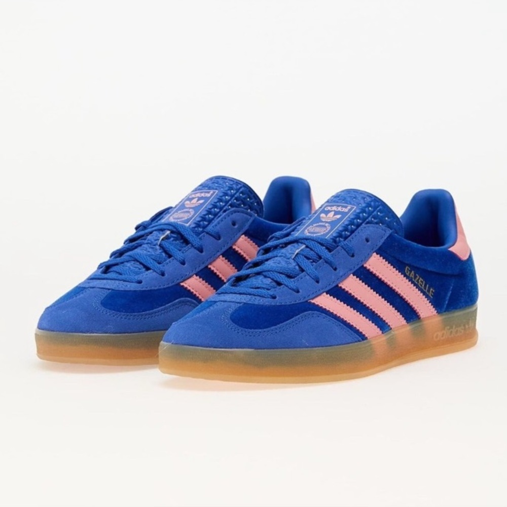 Adidas Gazelle Blue and Pink